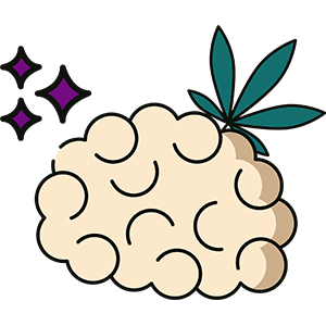 Cartoon Cannabis Leaf